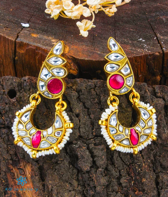 The Ada Silver Chand Bali Earrings