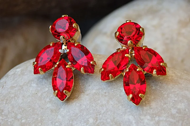 Ruby Earrings