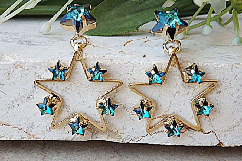 Star earrings