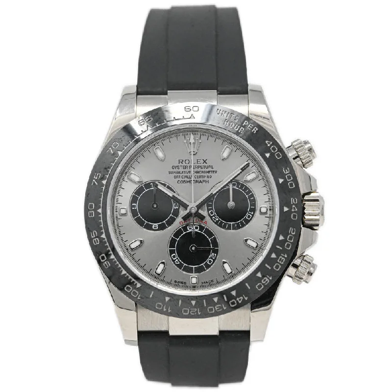 Rolex Daytona 40mm Silver Dial Watch Ref# 116519LN