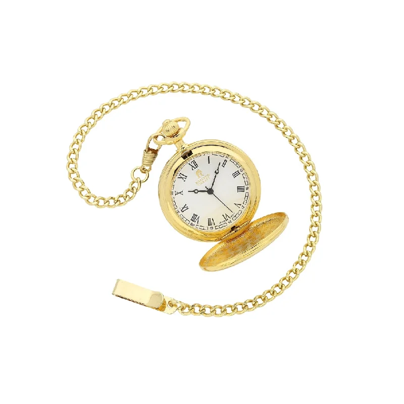 Roberto Carati Gold Quartz Pocket Watch