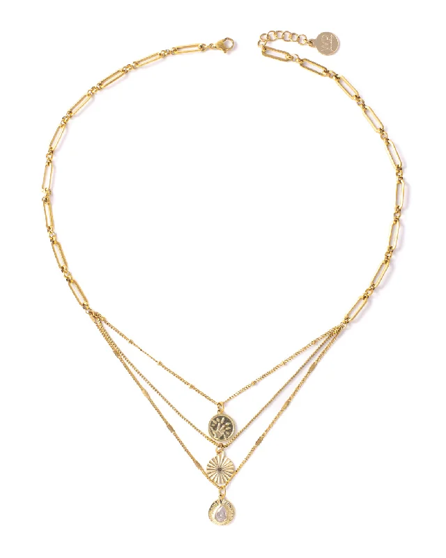 Groove Gold Necklace