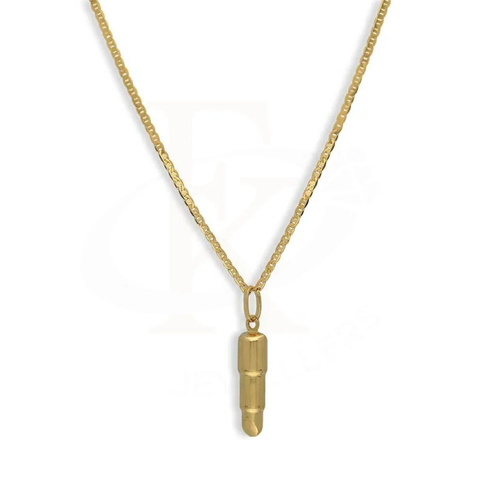 Gold Necklace (Chain With Lipstick Pendant) 18KT - FKJNKL18K3134