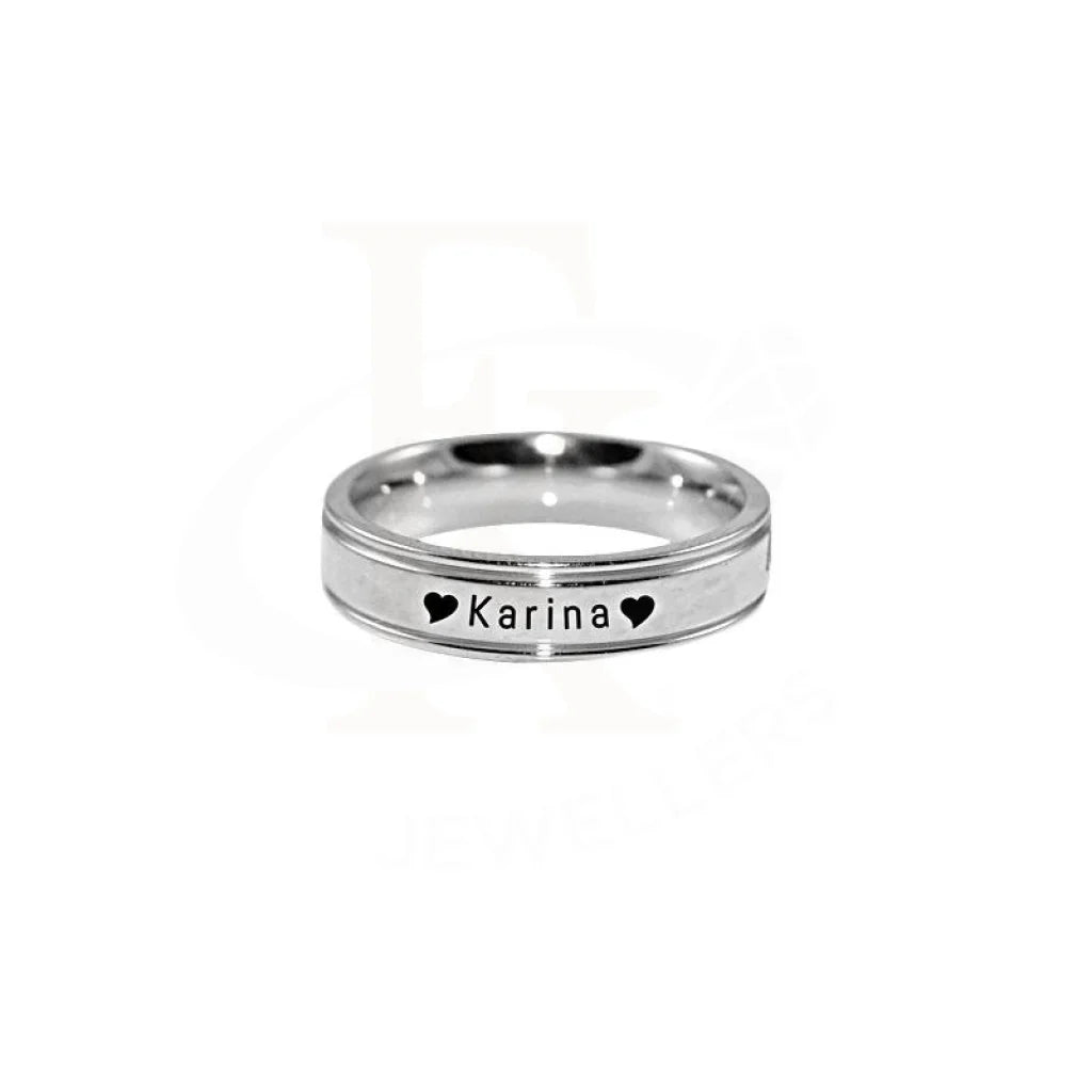 Silver 925 Name Engraved Ring - FKJRN2054