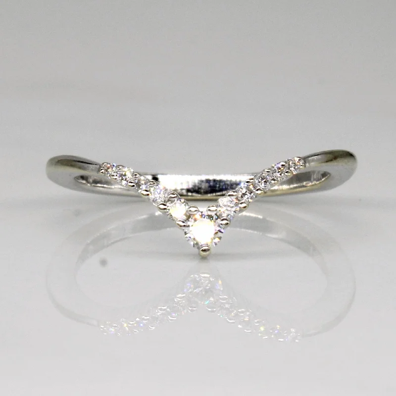 Diamond Contour 14k Ring | 0.10ctw | SZ 4.75 |