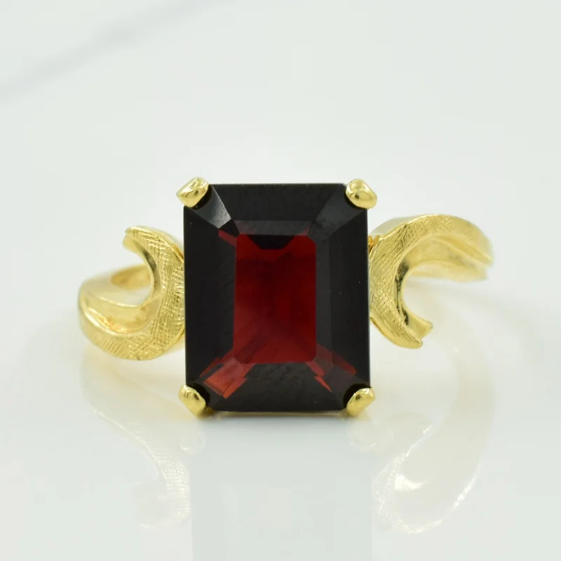 Bypass Garnet Ring | 4.00ct | SZ 5.75 |