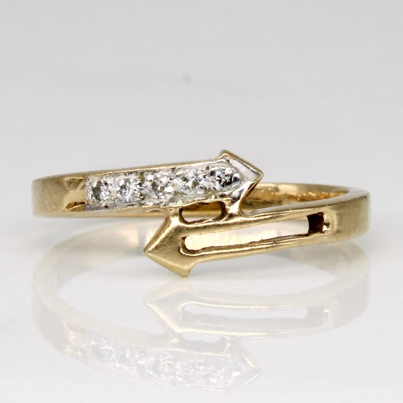 Diamond Arrow Ring | 0.03ctw | SZ 5 |