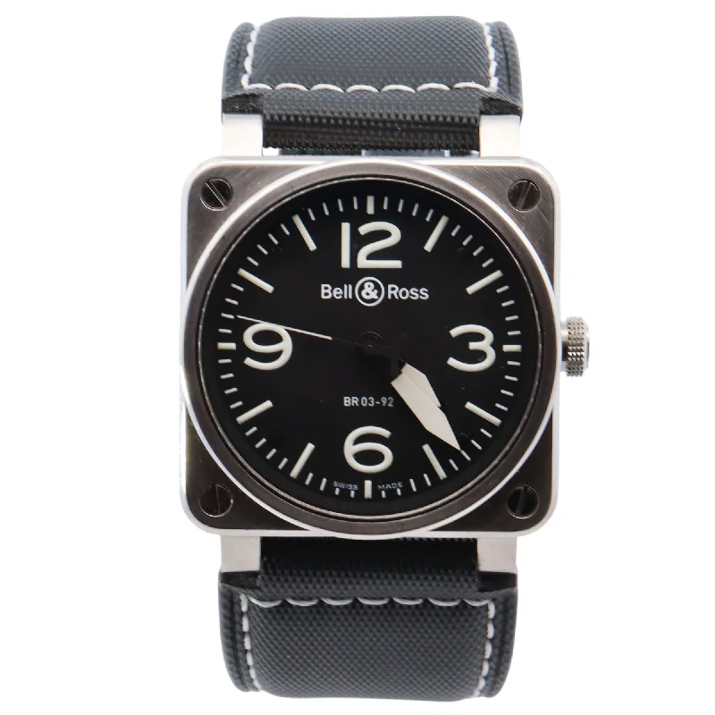 Bell & Ross BR03 42mm Black Dial Watch Ref# BR03-92