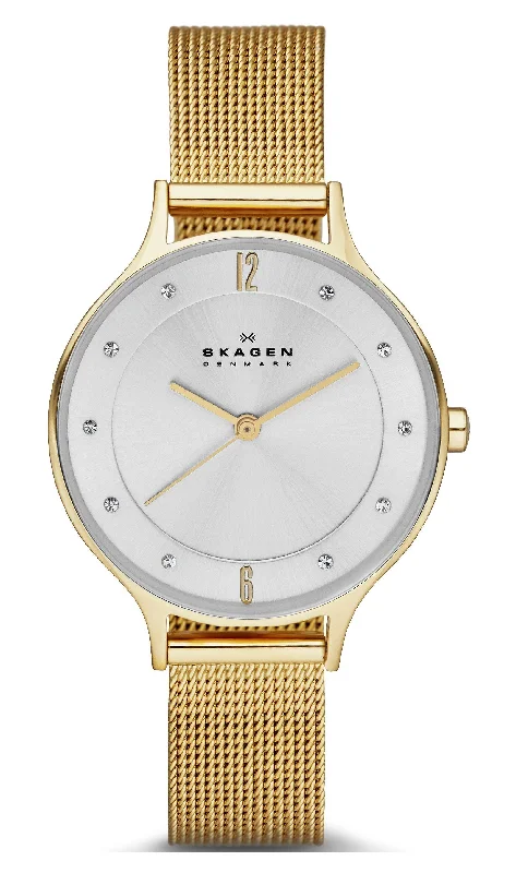 Skagen Anita Gold Mesh Ladies Watch SKW2150