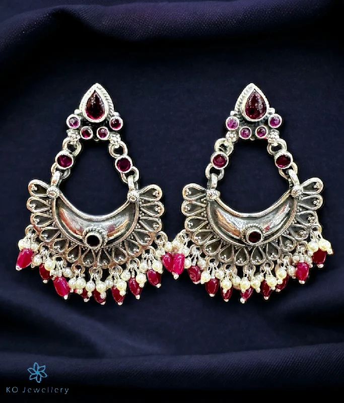 The Zunaira Silver Gemstone Earrings