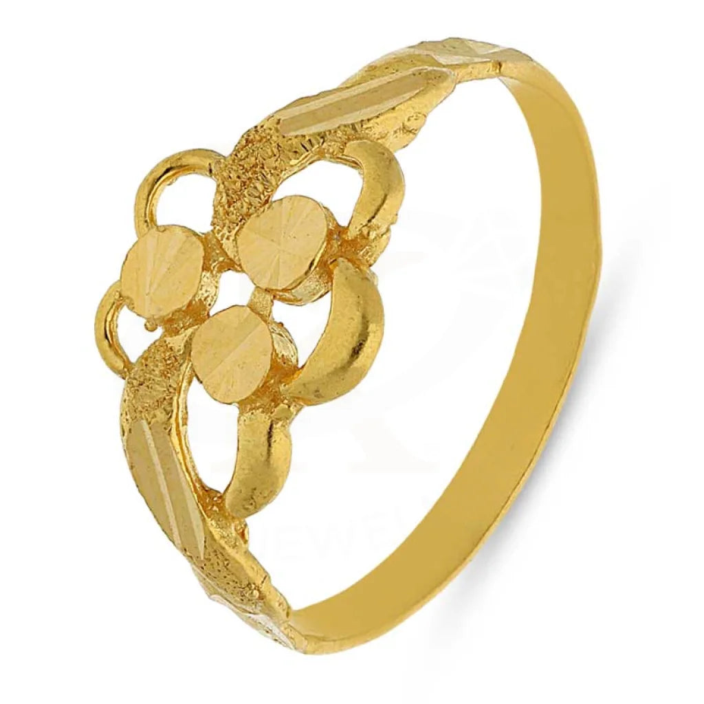 Gold Flower Ring 22KT - FKJRN22K2730