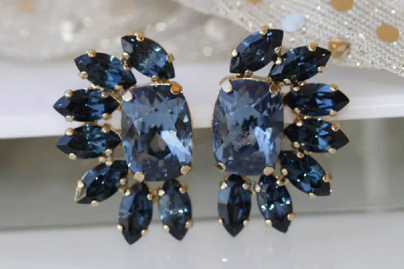 BLUE NAVY EARRINGS