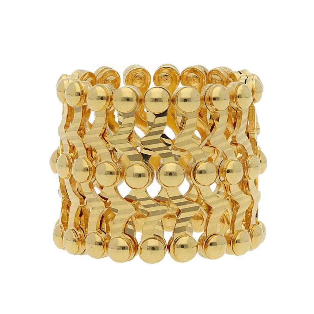 Convertible 2-in-One Ring and Bangle in 18KT Gold - FKJRN2092