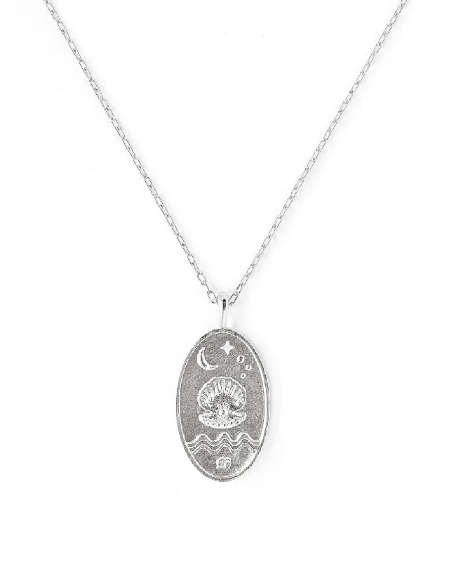 Cancer Silver Zodiac Necklace