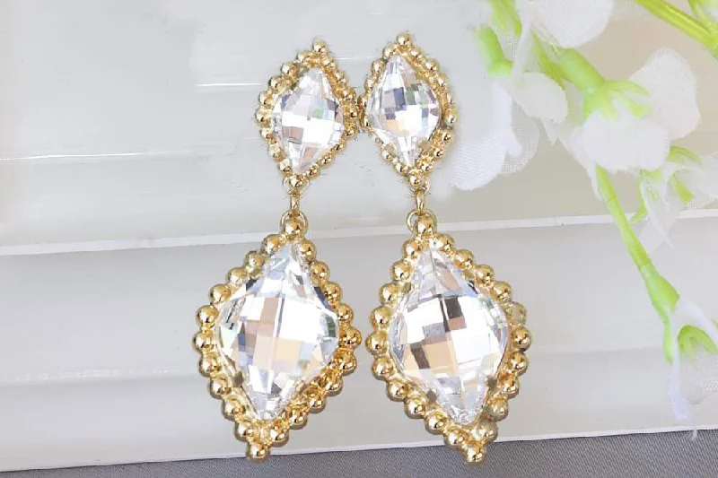 BRIDAL CRYSTAL EARRINGS