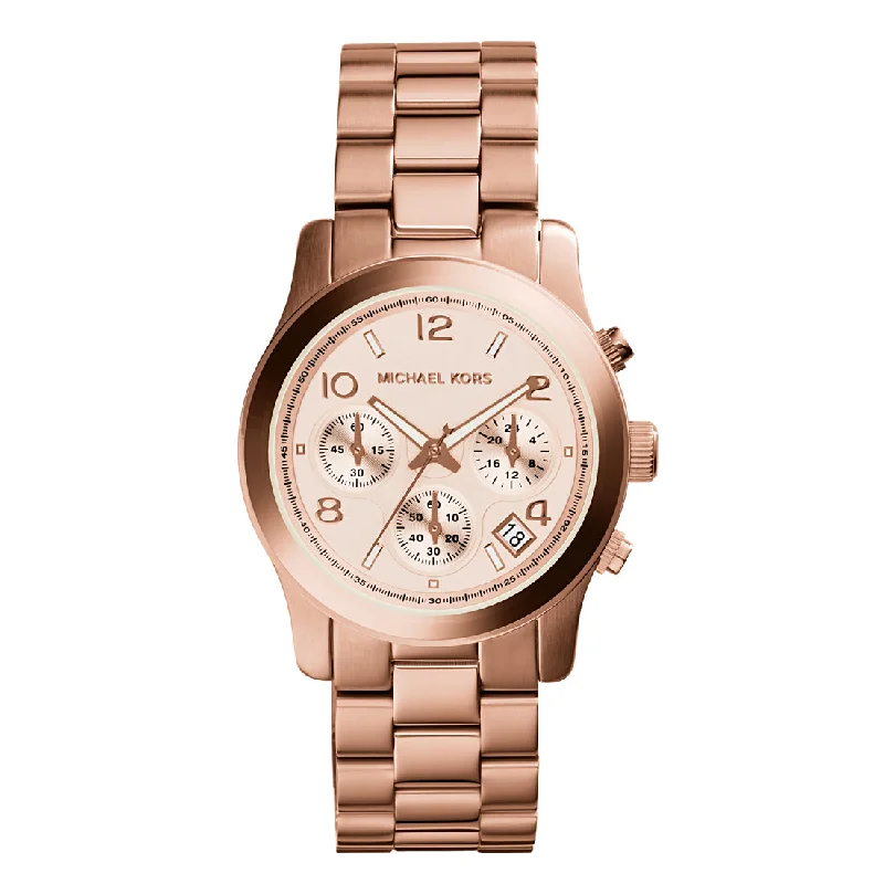 Michael Kors Runway Ladies Rose Gold Watch MK5128