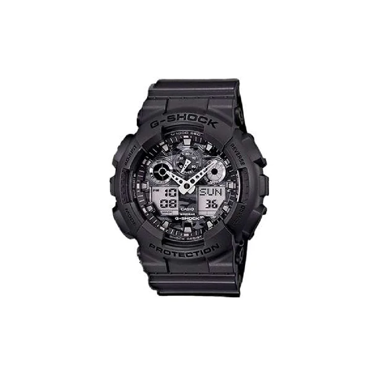 Casio G-Shock Camo Black Watch GA100CF-8A