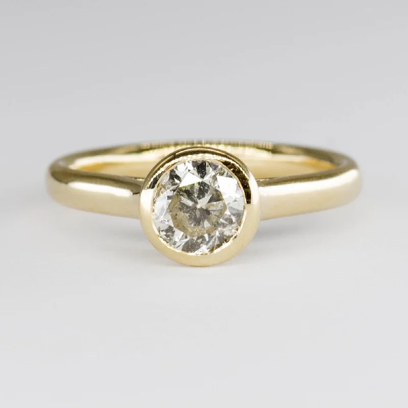 '100 Ways' 14k Yellow Gold Bezel Set Solitaire Ring | 1.01ct | SZ 6.75