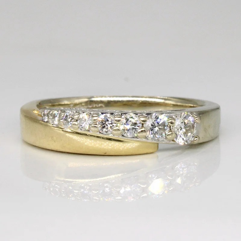 Diamond Bypass Ring | 0.31ctw | SZ 7 |