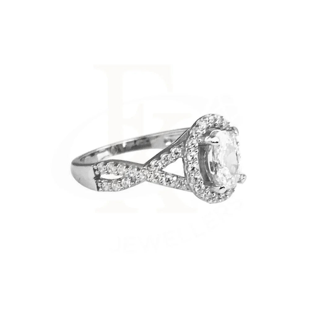 Sterling Silver 925 Solitaire Ring - FKJRN1788