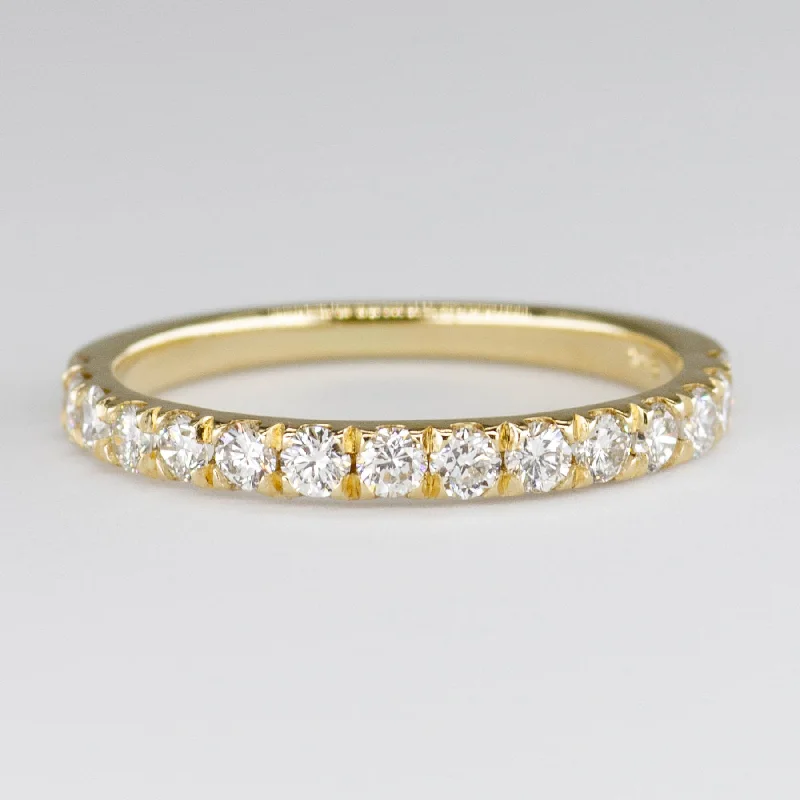 '100 Ways' 14k Yellow Gold Semi Eternity Ring| 0.50 ctw | SZ 6