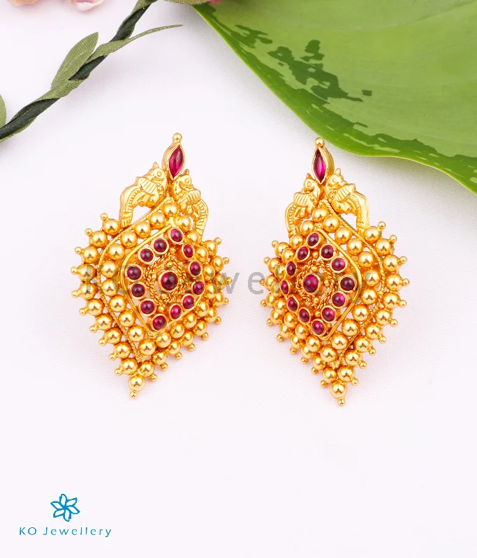 The Dvikarani Silver Earrings