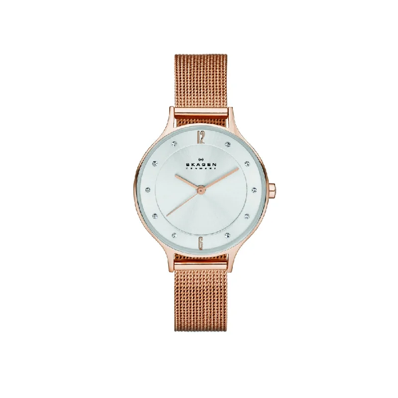 Skagen Anita Rose Gold Mesh Ladies Watch SKW2151