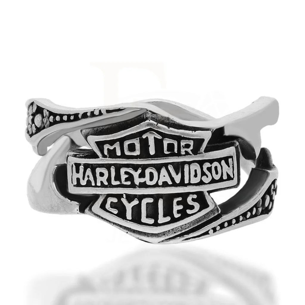 Sterling Silver 925 Men's Harley Davidson Biker Ring - FKJRNSL2502