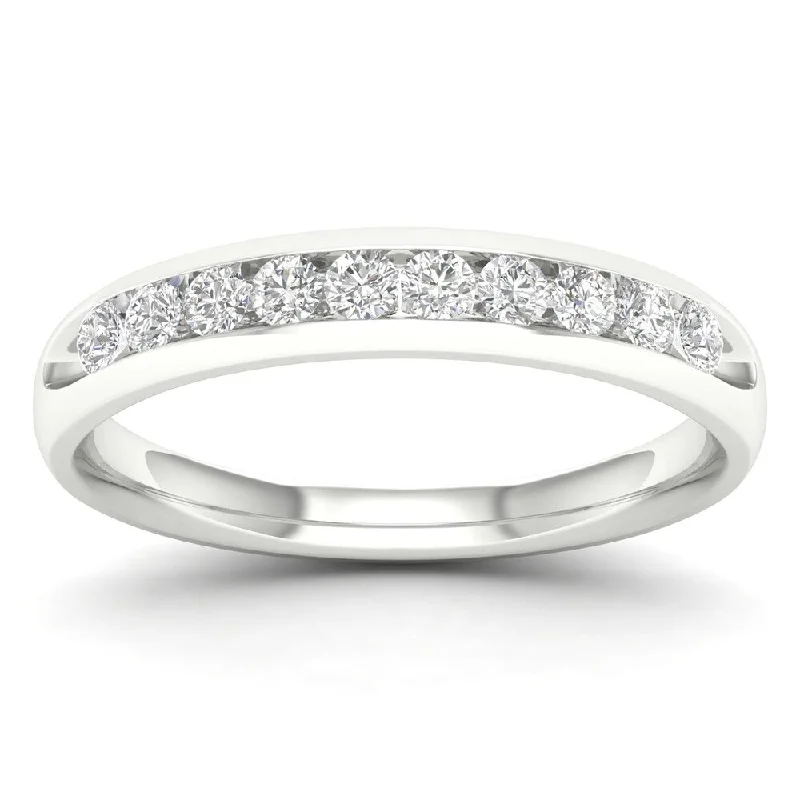 De Couer 1/4ct TDW Diamond Women's Wedding Band (H-I, I2)