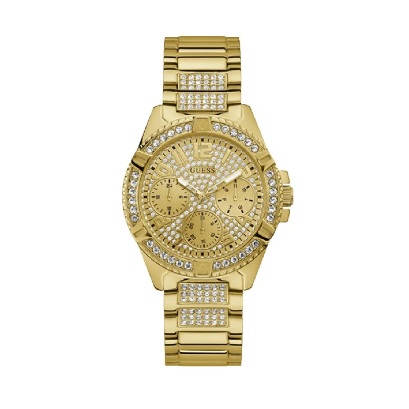 Guess Lady Frontier Crystal Set Watch Model W1156L2