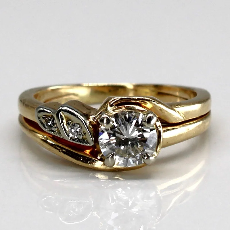 Diamond with Accents Soldered Ring | 0.53ctw | SZ 4.75 |