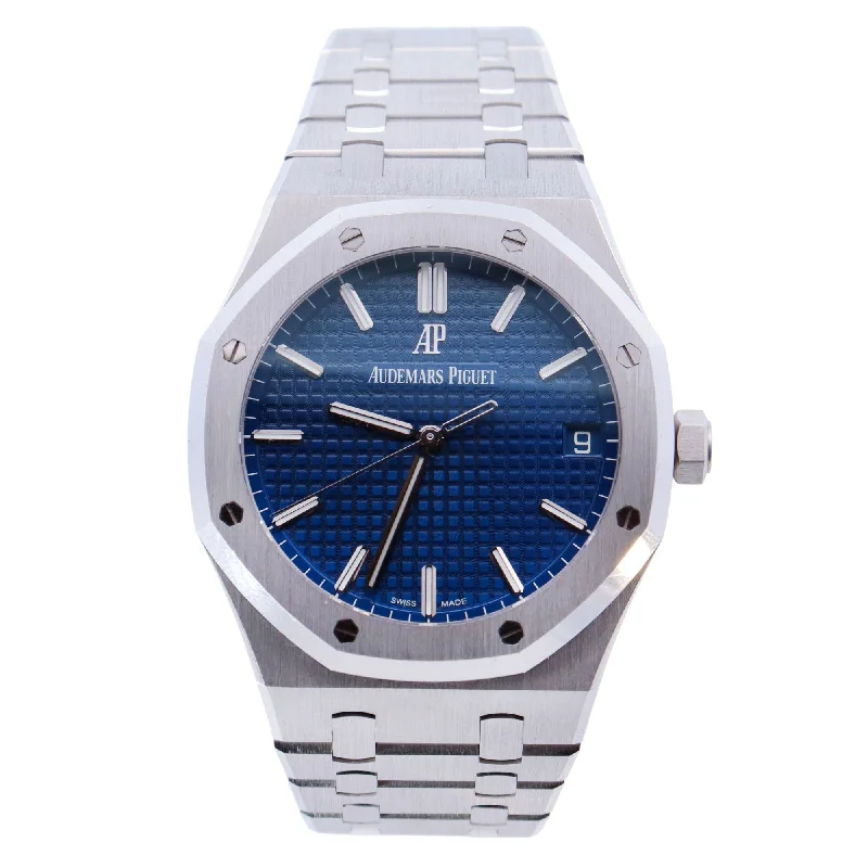 Audemars Piguet Royal Oak 41mm Blue Dial Watch Ref# 15503BC.OO.1220BC.01