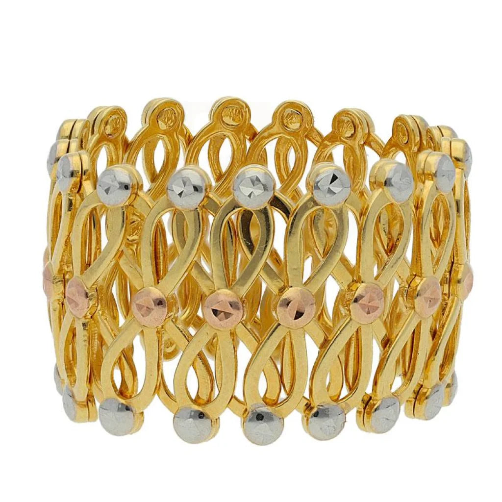 Convertible 2-in-One Ring and Bangle in 18KT Gold - FKJRN2094