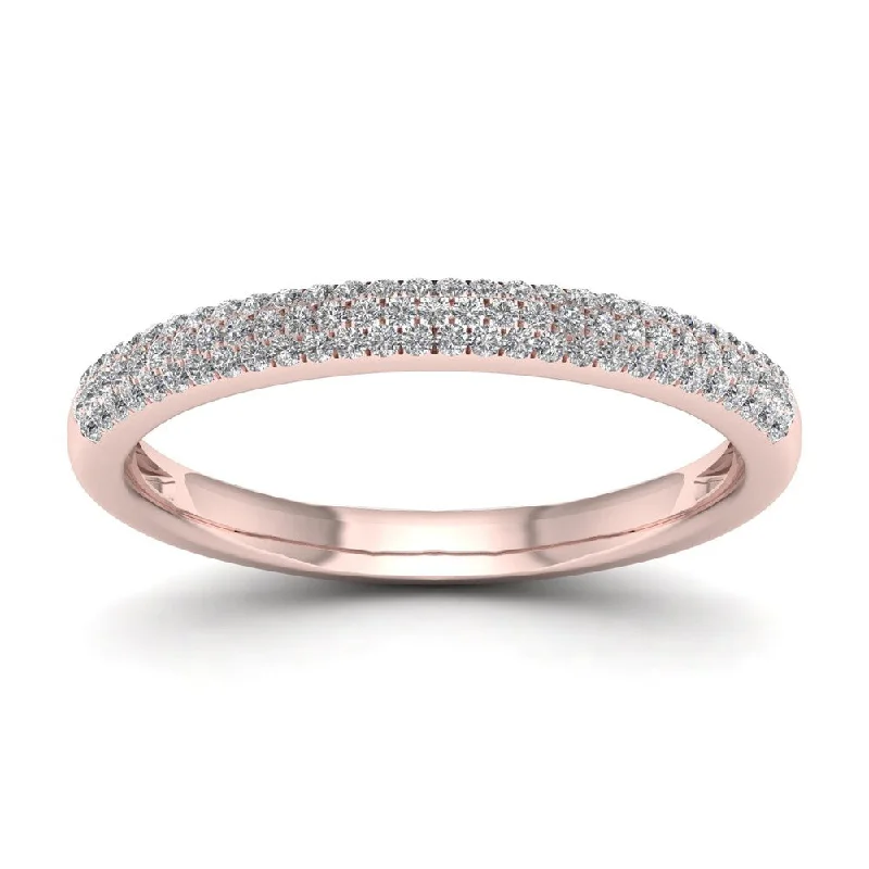 De Couer 1/4ct TDW Diamond Wedding Band