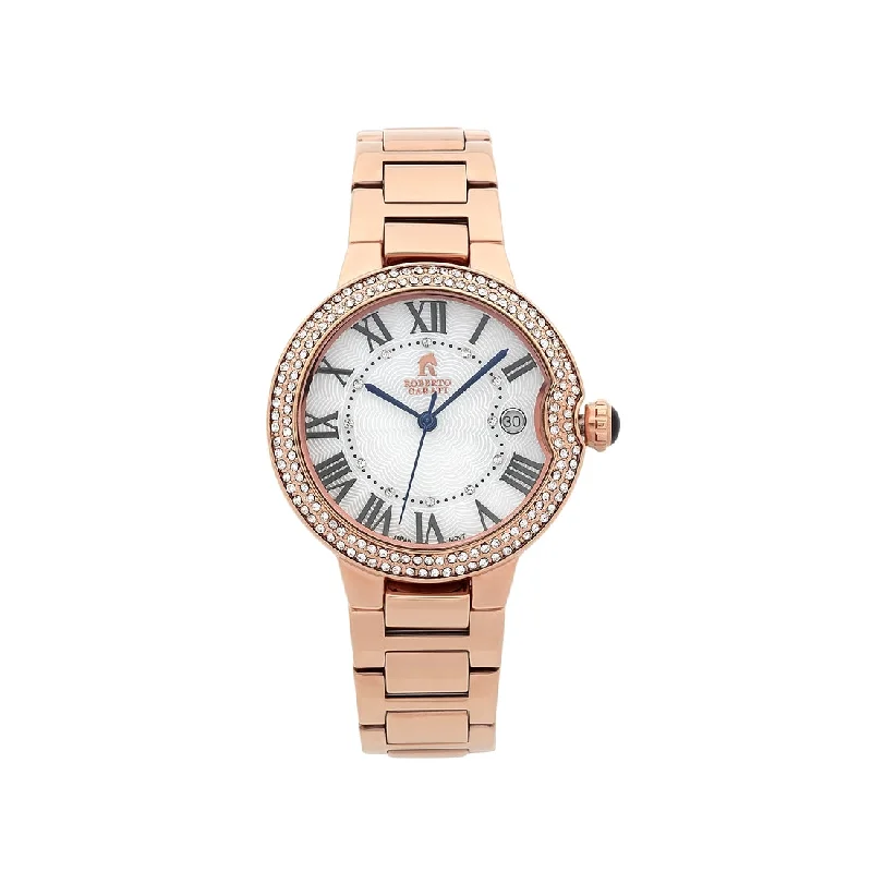 Roberto Carati Taylor Rose Tone Watch