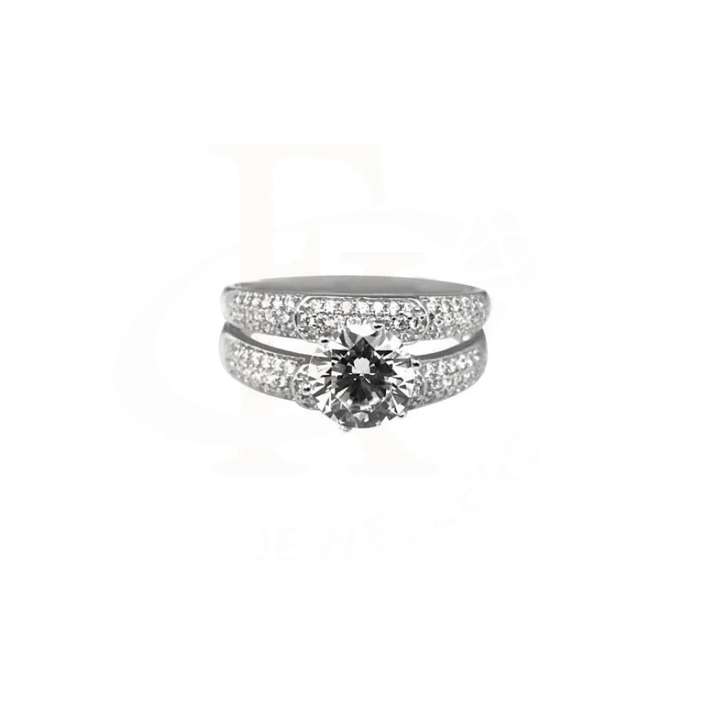 Sterling Silver 925 Solitaire Ring - FKJRN1518