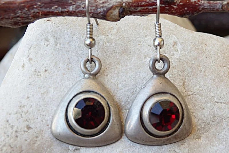 Garnet Rebeka Earrings