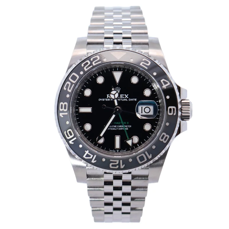 Rolex GMT-Master II 40mm Black Dial Ref# 126710GRNR