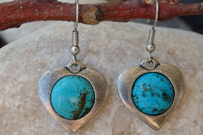 Silver And Turquoise earrings