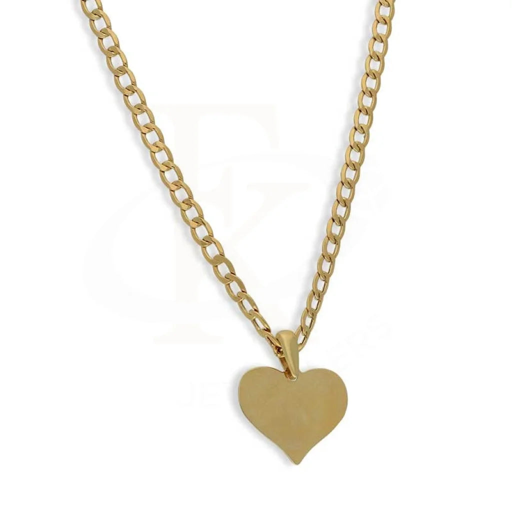 Gold Necklace (Chain With Heart Pendant) 18KT - FKJNKL18K3141