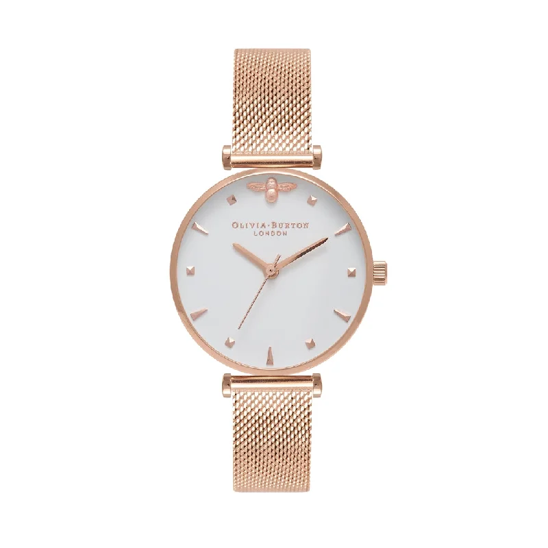 Olivia Burton Queen Bee Rose Gold Watch OB16AM105