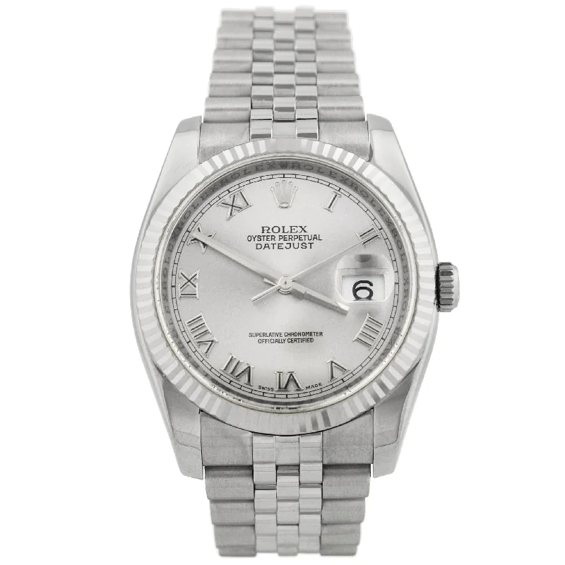 Rolex Datejust 36mm Silver Dial Watch Ref# 116234