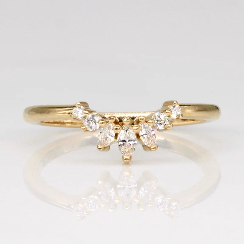 Diamond Contour Ring | 0.10ctw | SZ 4.25 |