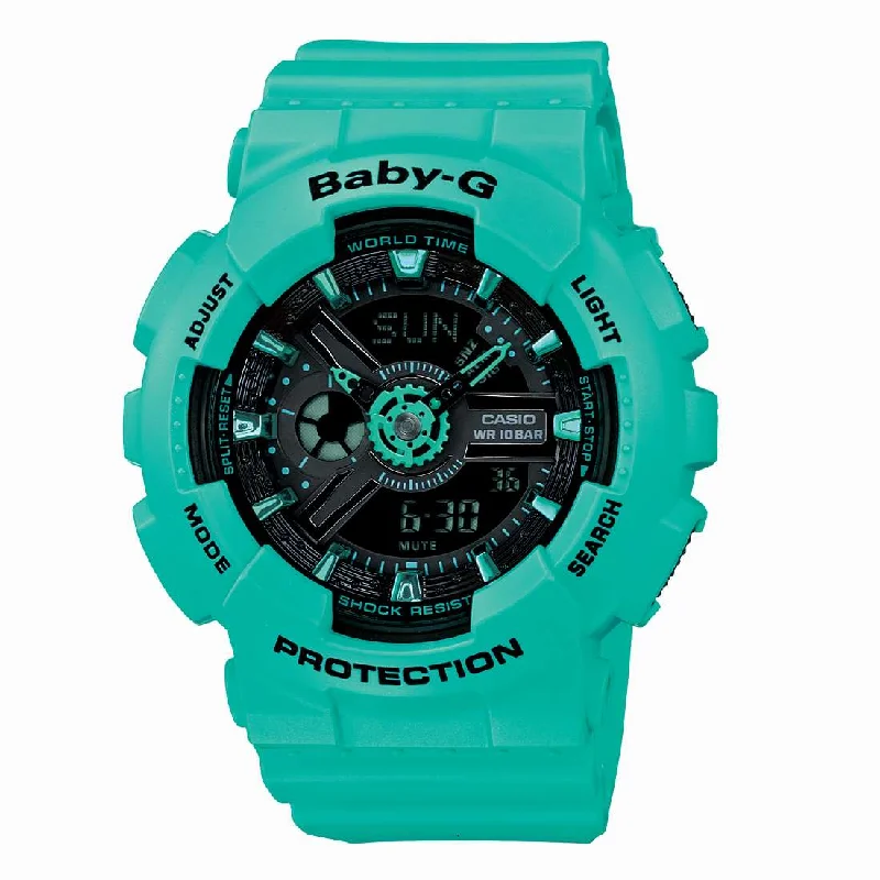 Casio Baby-G Neon Neon Aqua Watch BA111-3A