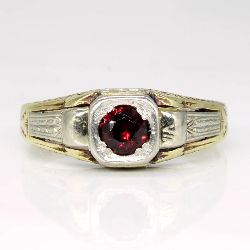 Garnet Ring | 0.50ct | SZ 9.5 |