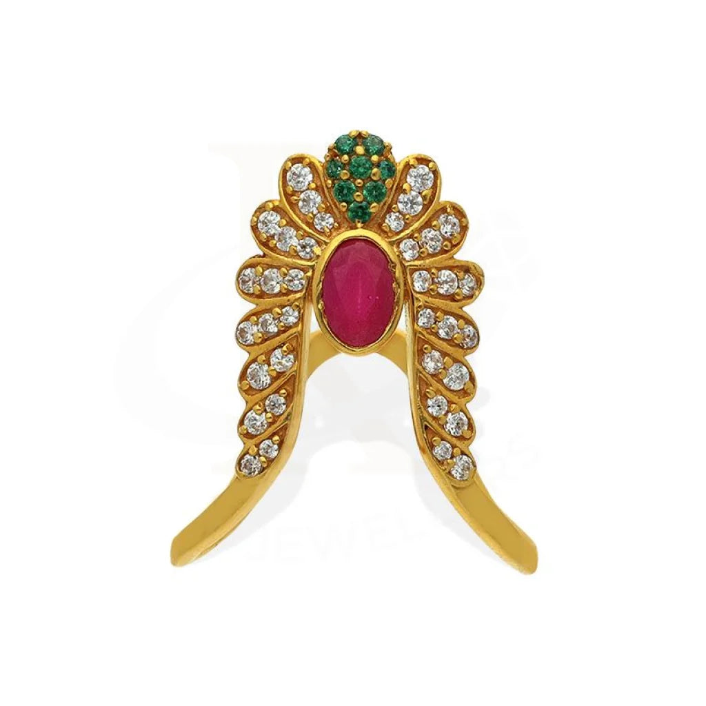 Gold Vanki Ring 22KT - FKJRN22K2798