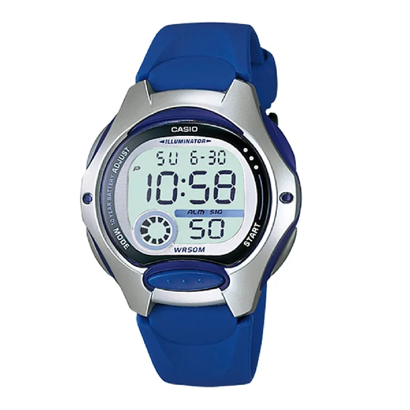 Casio Digital Blue Watch LW-200-2AVDF