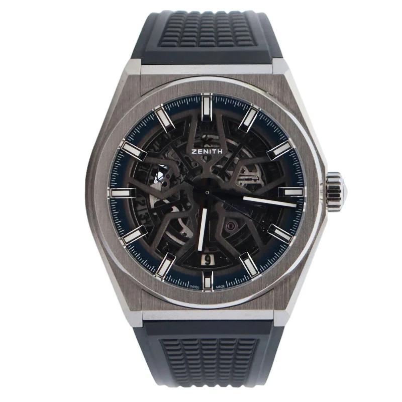 Zenith Defy 41mm Openwork Dial Watch Ref# 95.9000.670/78.R782