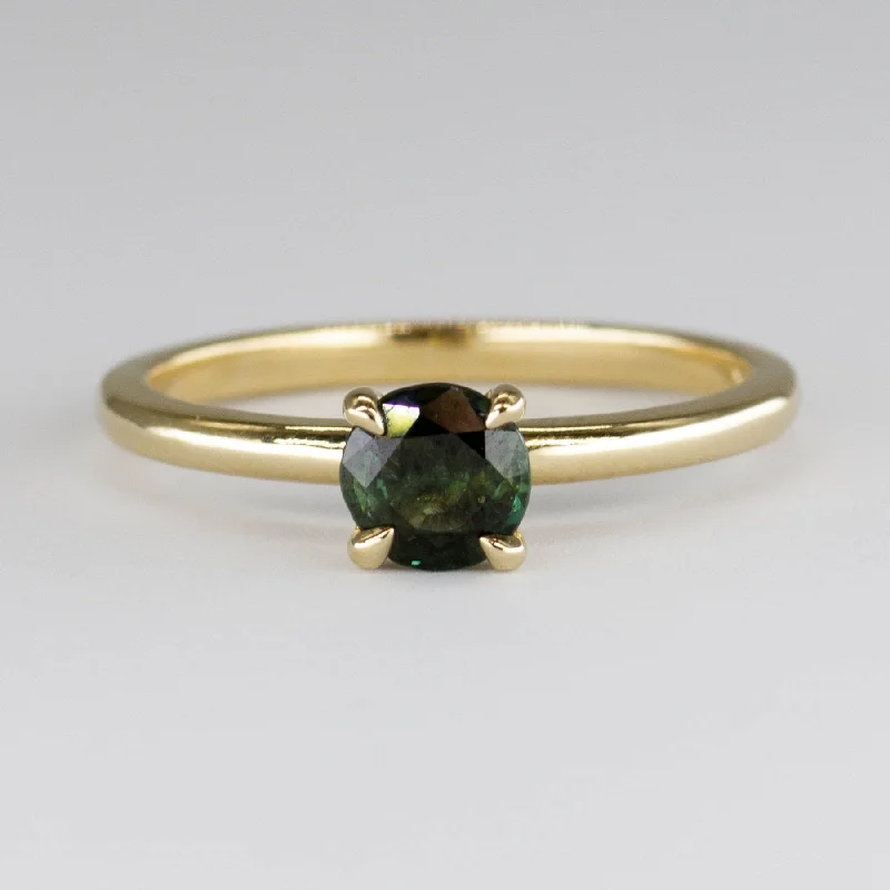 '100 Ways' 14k Yellow Gold Sapphire Solitaire Ring | 0.30ct | SZ 6.75