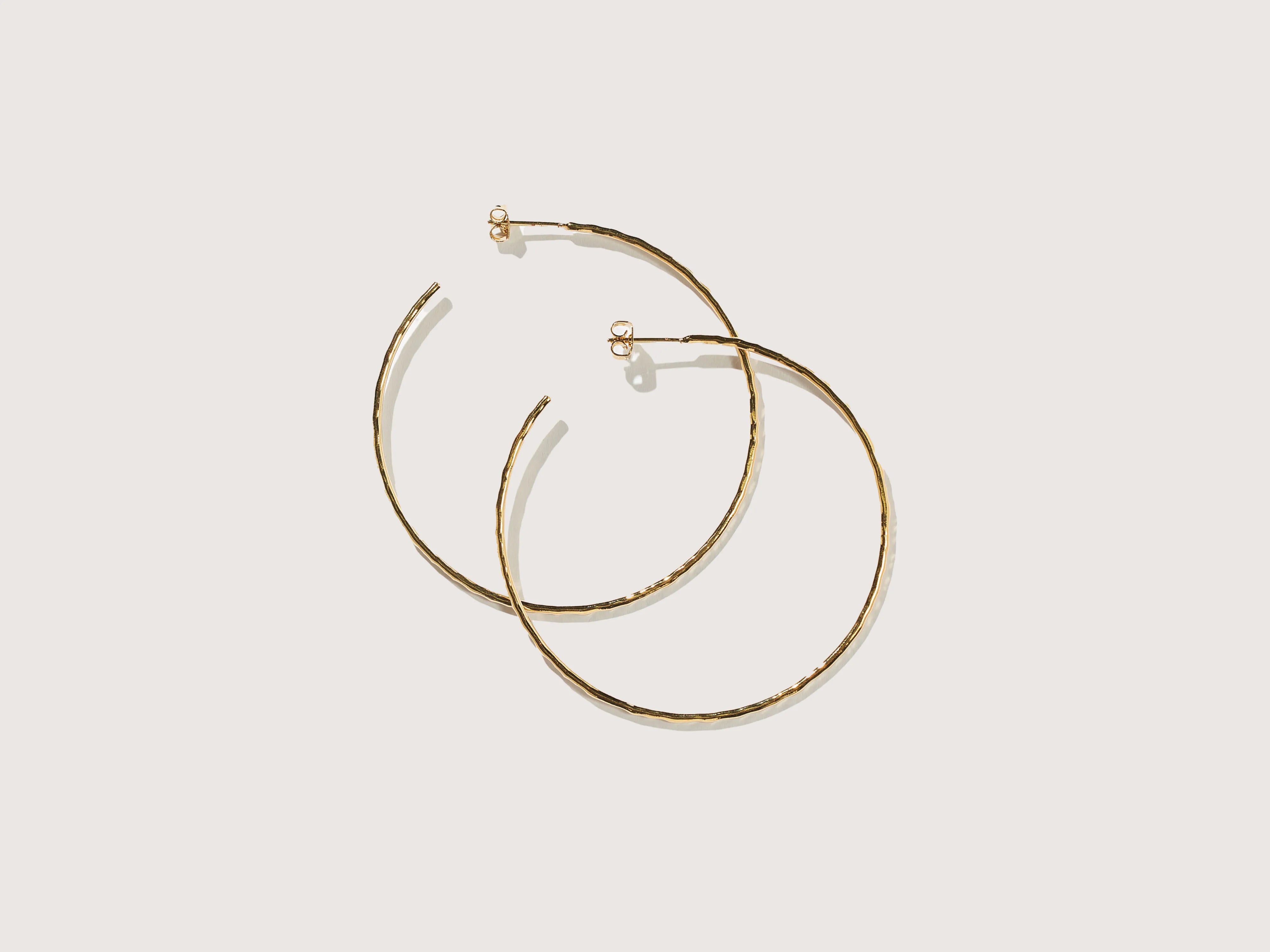 Illusion Hoop Earrings (242 / W / GOLD)